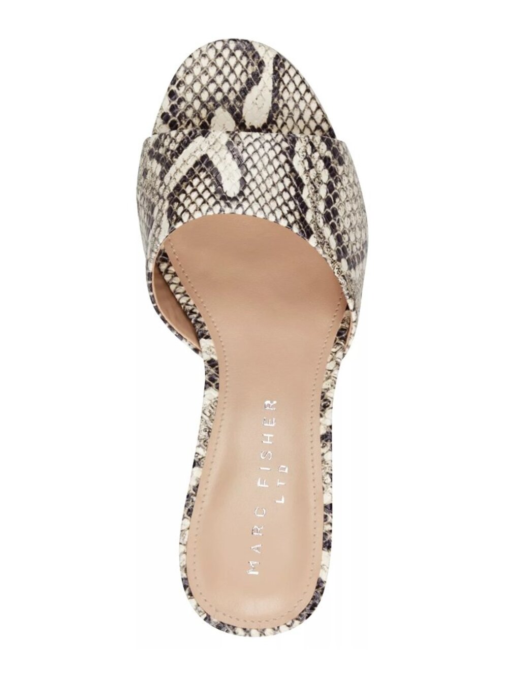 NWT Marc Fisher Ltd. Finny Slip On Stiletto Sandals White Size 6/7/8/9